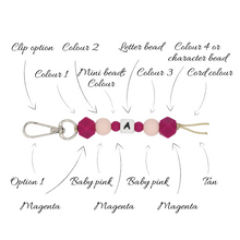 Load image into Gallery viewer, PERSONALISED NAME BAG TAG/KEYCHAIN
