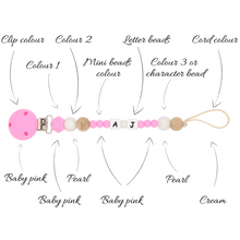 Load image into Gallery viewer, PERSONALISED DUMMY CLIP - 2 LETTERS