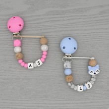 Load image into Gallery viewer, PERSONALISED DUMMY CLIP - 2 LETTERS