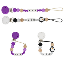 Load image into Gallery viewer, PERSONALISED DUMMY CLIP - 3 LETTERS