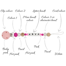 Load image into Gallery viewer, PERSONALISED DUMMY CLIP - 4 LETTERS