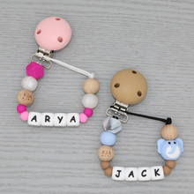Load image into Gallery viewer, PERSONALISED DUMMY CLIP - 4 LETTERS