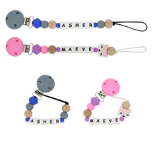 Load image into Gallery viewer, PERSONALISED DUMMY CLIP - 5 LETTERS