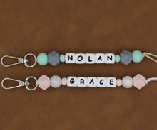 Load image into Gallery viewer, PERSONALISED NAME BAG TAG/KEYCHAIN