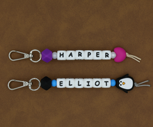 Load image into Gallery viewer, PERSONALISED NAME BAG TAG/KEYCHAIN