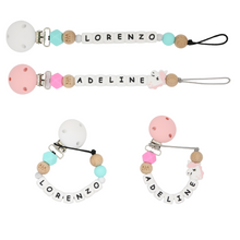 Load image into Gallery viewer, PERSONALISED DUMMY CLIP - 7 LETTERS