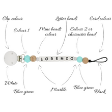 Load image into Gallery viewer, PERSONALISED DUMMY CLIP - 7 LETTERS