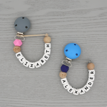 Load image into Gallery viewer, PERSONALISED DUMMY CLIP - 9 LETTERS