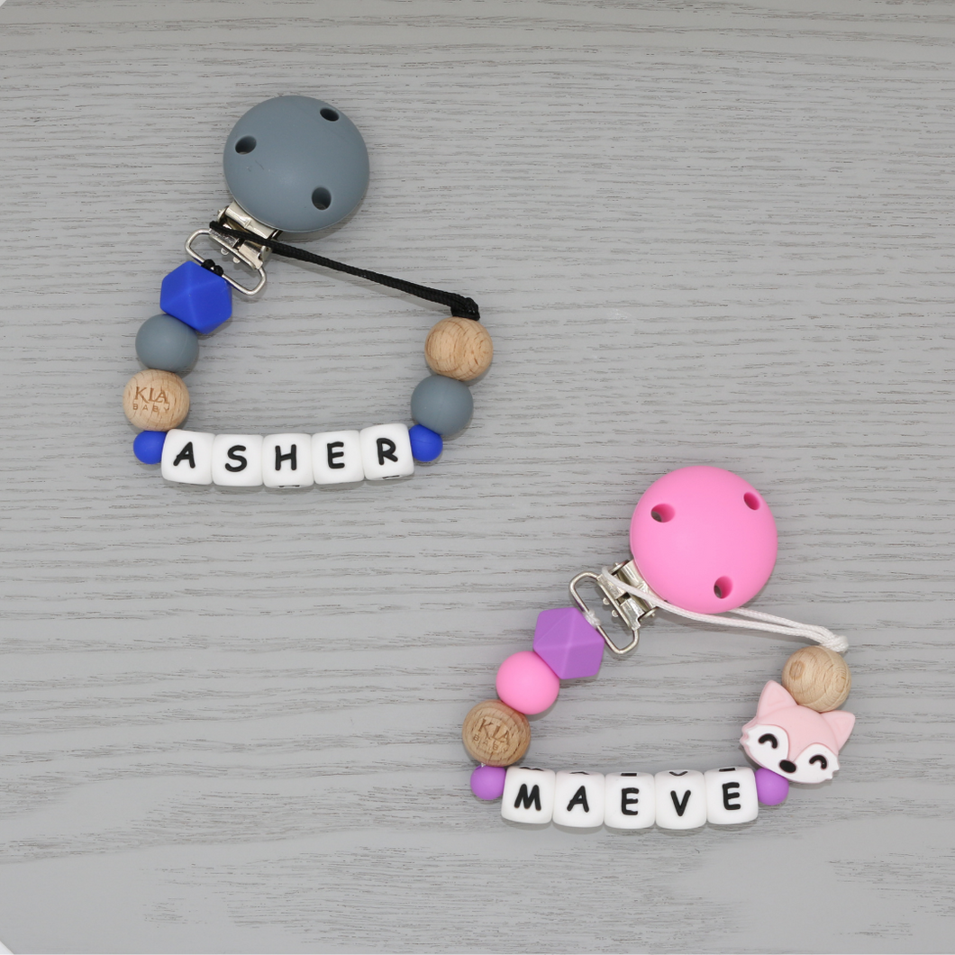 PERSONALISED DUMMY CLIP - 5 LETTERS