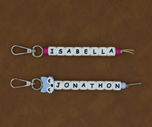 Load image into Gallery viewer, PERSONALISED NAME BAG TAG/KEYCHAIN
