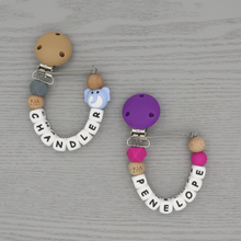 Load image into Gallery viewer, PERSONALISED DUMMY CLIP - 8 LETTERS
