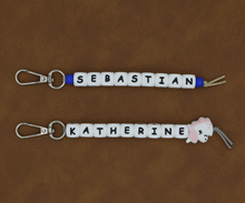 Load image into Gallery viewer, PERSONALISED NAME BAG TAG/KEYCHAIN
